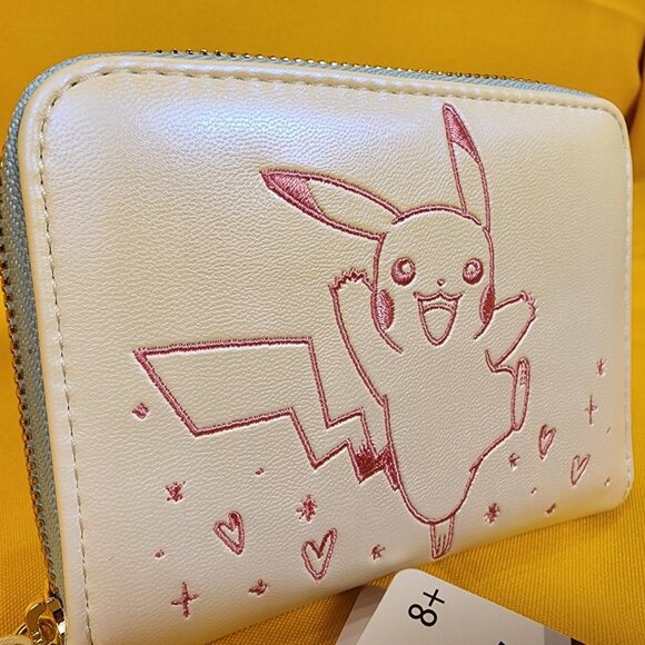 Loungefly Pokemon Iridescent Pikachu Zip Around Wallet NEW - Picture 2 of 13